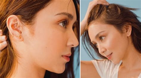 Kathryn Bernardo got three new ear piercings: ‘I'm .